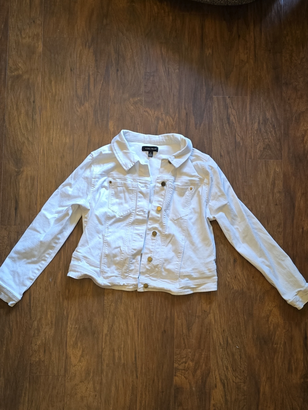 Ivanka Trump White Denim Jean Jacket